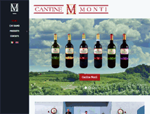 Tablet Screenshot of cantinemonti.com
